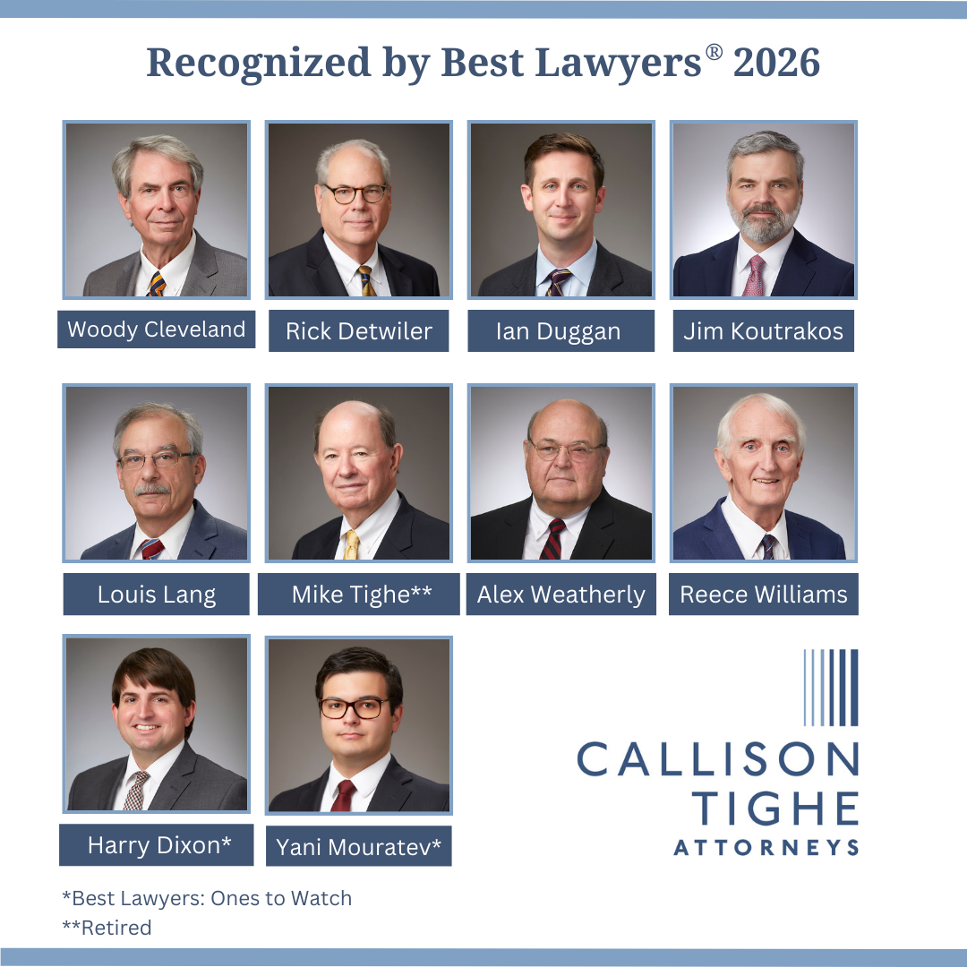 Ten attorneys at Callison Tighe honored by Best Lawyers in 2026 edition